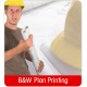 Plan Printing - B&W Tracing Paper
